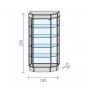 Display cabinet FGH-1